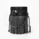 Rsslyn Black Unique Phone Bags New Fashion Beaded Black Phone Wallet Bags Black Tassel Bags