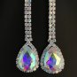 Rsslyn 2pcs/SET New Silver Necklace with Silver Earrings for Women Fashion Jewelries