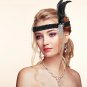Rsslyn Cosplay Costume Red Headband with Red Feather Retro Party Props Dress Accessories