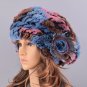 Rsslyn Beautiful Red Berets Caps for Women Winter rabbit fur Hat Casual Warm Winter Hats