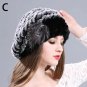 Rsslyn Beautiful Red Berets Caps for Women Winter rabbit fur Hat Casual Warm Winter Hats