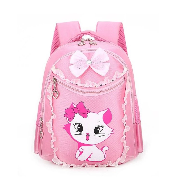 Rsslyn Pink Backpacks Preschool New 3D Children School Bags for Girls Backpacks Kindergarten