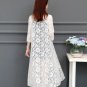 Rsslyn Red Kimono Red Lace Cardigan Long Sleeve Summer Sun Protection Clothing Women Long Cardigans