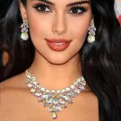 Rsslyn Wedding Jewelries AAA Luxury Bridal Jewelry Set Ladies Party Wedding Sparkling AB Color