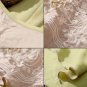 Rsslyn Long Dresses Vintage Linen Dress for Women Ivory Dress Green Dress