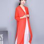 Rsslyn Thin Cardigan with Long Side Slits Beach Cover Spring Long Sleeve Summer Sun Protection