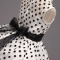 Rsslyn Lightweight White Polka Dot Dress for Girls White Dress Sleeveless Dress Birthday Party Dress