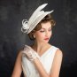 Rsslyn Top Quality Bridal Sinamay Fascinator Lady Philippines Sinamay Hat with Feathers