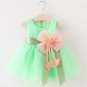 Rsslyn 3-6 Months Yellow Dresses Big Bow Yellow Baby Girls Clothes Big Bowknot Infant Party Dress