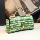 Rsslyn Luxury Brand Green Purses Trendy Green Shoulder Bags Genuine Leather Bags for Women