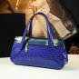 Rsslyn Blue Leather Bags for Women Blue Shoulder Bags Blue Totes Blue Purses Blue Leather Handbags
