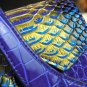 Rsslyn Blue Leather Bags for Women Blue Shoulder Bags Blue Totes Blue Purses Blue Leather Handbags