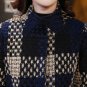 Rsslyn Navy Blue Blazers Tweed Women's High Quality Fashion Medium Long Thick Woolen Coat