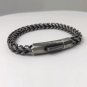 Rsslyn 21cm Bracelet for Men Stainless Steel Motorcycle Bracelets Male Hand Jewelry Accessories