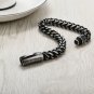 Macho Stainless Steel Vintage Chain Bracelet for Men Vintage Wristband for Motorbikers LMF24-390