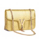 Rsslyn TF Golden Bags Designer European America Ladies Chic Leather Stylish Crossbody Shoulder Bags