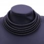 Rsslyn TF Black Choker Necklace 38cm Rope Collar Statement Chokers Vintage African Necklace