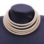 Rsslyn TF Black Choker Necklace 38cm Rope Collar Statement Chokers Vintage African Necklace