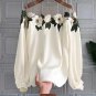 Rsslyn TF New Fashion Blouses for Women Ivory White Satin Loose Fashion Off Shoulder Tops for Women