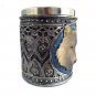 Rsslyn Birthday Gift for Boyfriend 3D Wolf Head Mug Retro Wolf King Stainless Steel LMF24-297