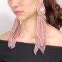 Rsslyn Long Earrings for Women Fashion Gray Earrings Gray Dangle Earrings Drop Earrings