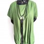 Rsslyn New Trend Long Black Necklace Double Fashion High Street Black Leather Fashionista Style