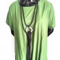 Rsslyn New Trend Long Black Necklace Double Fashion High Street Black Leather Fashionista Style