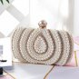 Rsslyn Pearl Clutches for Women Pearl Shoulder Bags White Bridal Bags White Handbags Luxury Style