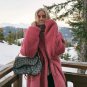 Rsslyn Red Teddy Bear Overcoats for Women Winter Overcoats TF Fashion Coats Birthday Gift Trendy