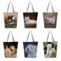 Rsslyn Personal Customize Women Handbags Bag Casual Tote With Print Logo Custom