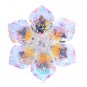Rsslyn On-Hand Brooches for Women Star Flower Sparkling Faux Diamonds Party Brooches