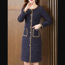 Rsslyn Classic Tweed Dress for Women 2 Color Dress Slim Fit Fashion Dress for Manager Secretary