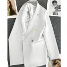 Rsslyn XL White Blazers for Americans Doctors and Nurses Outer Garment Professional Clothes