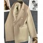 Rsslyn XL White Blazers for Americans Doctors and Nurses Outer Garment Professional Clothes