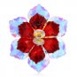 Rsslyn Red Star Brooch for Christmas Birthday Gift Brooch and Pin for Women Special Gift Red Pins