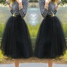 Rsslyn Black Tutu Skirt with Lining 4 Layers Tutu Skirts Size M 25-26 Inches Waistline
