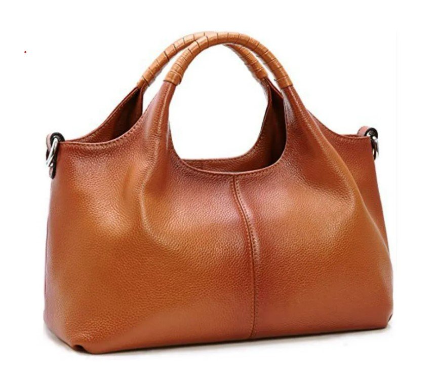 New Arrival Leather Bag Cow-Hide Brown Leather Bags for Women New Small Brown Totes LMF24-1