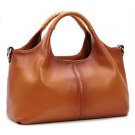 New Arrival Leather Bag Cow-Hide Brown Leather Bags for Women New Small Brown Totes LMF24-1
