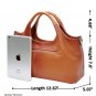 New Arrival Leather Bag Cow-Hide Brown Leather Bags for Women New Small Brown Totes LMF24-1