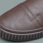 New Men's Casual Shoes Black Flat Shoes Black Formal Shoes Black Leather Shoes for Boys LMF24-15