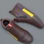 New Men's Casual Shoes Black Flat Shoes Black Formal Shoes Black Leather Shoes for Boys LMF24-15