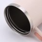 Turquoise Cups Large Capacity 1200ml Tumbler with Handle Lid Straw Stainless Steel Cups LMF24-25