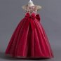 New Arrival Birthday Girls Dresses Dark Green Dress for Toddler Girls Recital Dresses LMF24-29