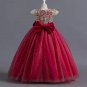 New Arrival Birthday Girls Dresses Dark Green Dress for Toddler Girls Recital Dresses LMF24-29