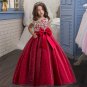 New Arrival Birthday Girls Dresses Dark Green Dress for Toddler Girls Recital Dresses LMF24-29