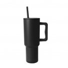 Rsslyn Large Cups Insulated Vacuum Cup Black Cups Stainless Steel Coffee Hot Cup 40oz LMF24-32