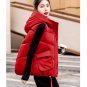 Rsslyn Parkas for Women Hooded Vest for Women Royal Blue Vests Winter Jackets Blue Hoodies LMF24-35