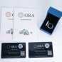 Rsslyn Earrings GRA Certification 18k Plated 2.6CT Full Moissanite Hoop Earring for Women LMF24-37