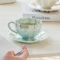 Rsslyn Teacups Set with Saucer European Chic Tea Office Cups Elegant Collection Pink Cups LMF24-40