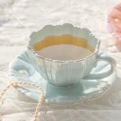 Rsslyn New Teacups Collection Blue Cups Blue Saucer Personalized Wedding Gift LMF24-41